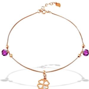 Rosée 925 Sterling Silver Lucky Four-Leaf Clover